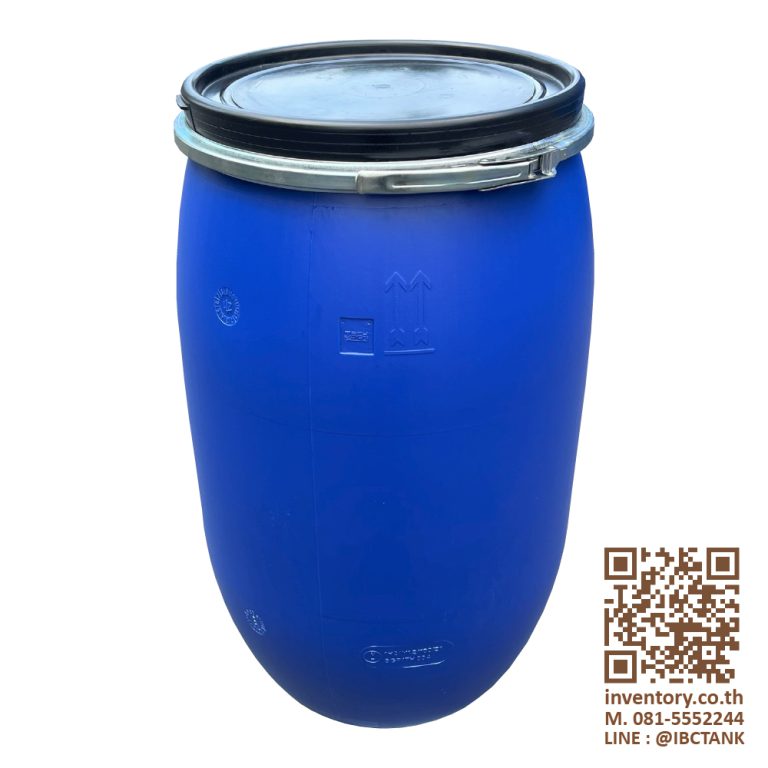 ถังพลาสติก 120 ลิตร (ฝาเปิด) Open Top 120 Liter.
