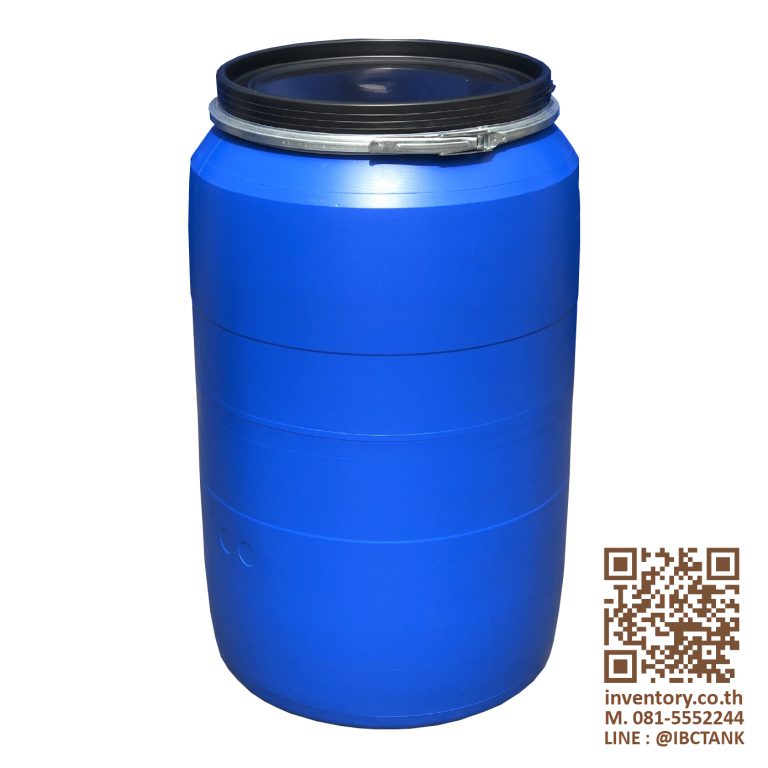 ถังพลาสติก 235 ลิตร (ฝาเปิด) Open Top 235 Liter.